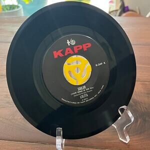 Lolita Sailor (Your Home Is The Sea) / Quando La Luna 7" 45rpm 1960 Kapp K-349